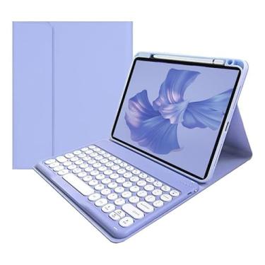 Imagem de Capa Com Teclado Bluetooth Para Samsung Tab S7 Fe Plus 12.4
