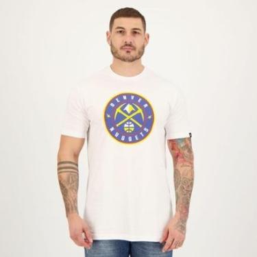 Imagem de Camiseta New Era NBA Denver Nuggets Branca-Masculino