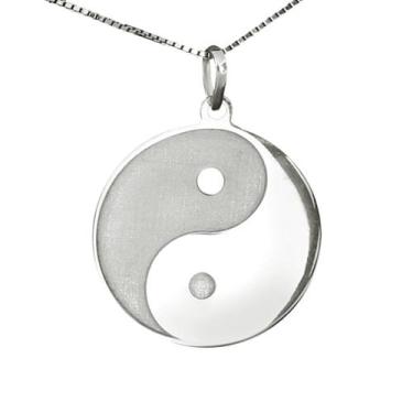 Imagem de Colar Yin Yang Coleção Espiritualidade em Prata 925 - Sam Joias