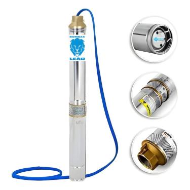 Imagem de Motobomba Submersa Leão Caneta Palito 3/4cv Poço Até 70m 220v