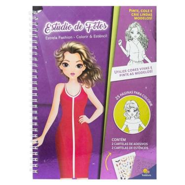 Imagem de Estrela Fashion - Colorir & Estêncil: Estúdio de Fotos