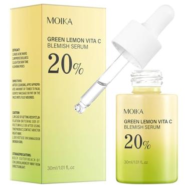 Imagem de Sérum facial de vitamina C de limão verde, hidratante e firmador, reduz rugas, suaviza a pele, para todos os tipos de pele, vegano (30 ml)