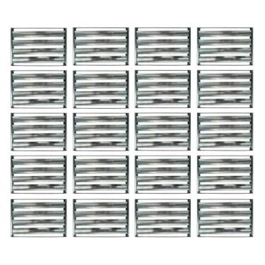 Imagem de Kit - 20 Esteiras Flandres Pão Francês 4 Talas/tiras 7cm 50g 60 X 40 -