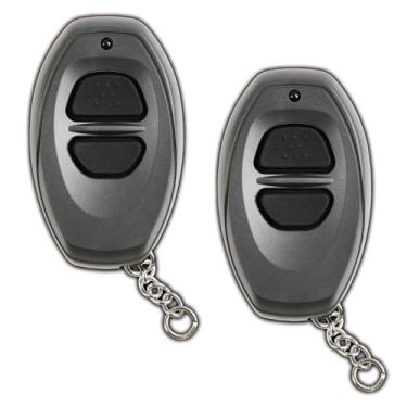 Imagem de KeylessOption Chave de substituição para controle remoto Toyota 4Runner Corolla Camry Tacoma Supra Celica Rav4 Tacoma 1996-2002, 2 botões BAB237131-022, guia de programação incluído (pacote com 2)
