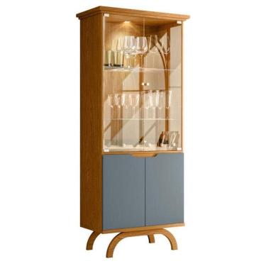 Imagem de Cristaleira Vicenza Ype Cinza – New Ceval