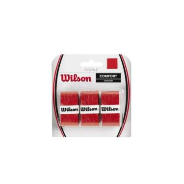 Imagem de Overgrip Wilson Profile Red 3 unid.