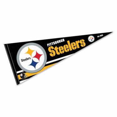 Imagem de WinCraft — Bandeira do Pendente Pittsburgh Steelers tamanho completo 30 x 30 polegadas