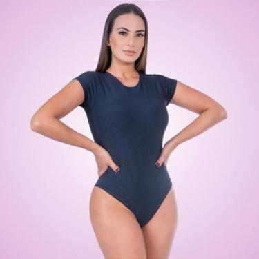 Imagem de Body Feminino Manga Curta Preto - Vimo, G, Preto