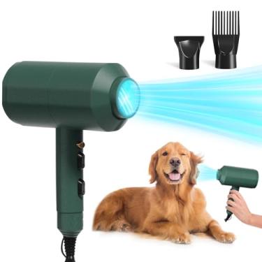 Imagem de Secador de pelos para cães e gatos, secador de cabelo Professinal Double Force para animais de estimação médios/pequenos, certificado IEC e UL