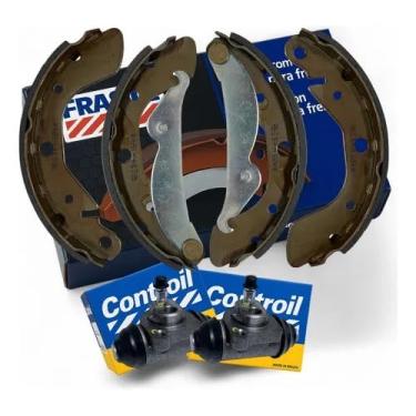 Imagem de Kit Freio Traseiro Compatível com Corsa Classic 1994 a 2016 – Sapata CB/49-CPA + 2 Cilindros Freio C-3410