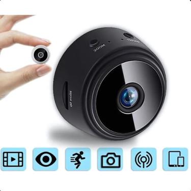 Imagem de Mini câmera espiã A9 visão noturna HD 1080p sensor presença - FAZA