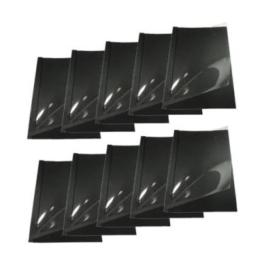Imagem de Kit 10 Capas Encadernação Térmica Até 350 Folhas A4 Preta - IBACEMIL