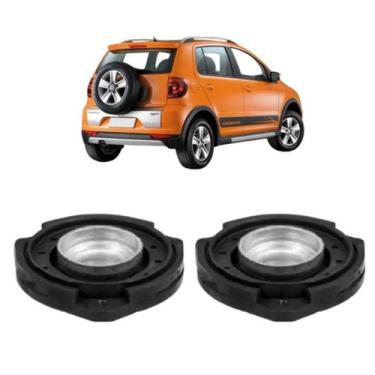 Imagem de Par Coxim Batente Amortecedor Dianteiro Volkswagen Crossfox - Jepaflex