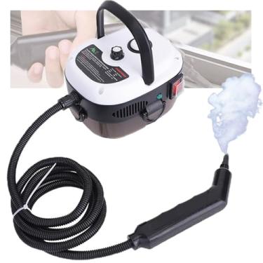 Imagem de Máquina de limpeza a vapor, limpador a vapor portátil com 8 acessórios, ajuste de 6 velocidades, função inteligente anti-queimadura a seco para carpetes, vasos sanitários