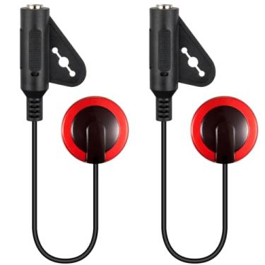 Imagem de Captador de guitarra acústica Piezo Microfone autoadesivo para guitarra, violino, viola, violoncelo, banjo, ukulele, bandolim Kalimba e mais (pacote com 2 captadores K01)