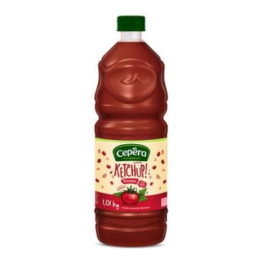 Imagem de Ketchup Tradicional Cepêra sem glúten em garrafa 1.01 kg - Cepera