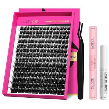 Imagem de Kit de Cílios Postiços VEYESBEAUTY - 3D Fluffy em Camadas