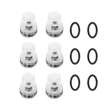 Imagem de Kit de 6 válvulas de retenção de bomba de lavadora de pressão com anéis de vedação serve para bombas Delco DeWalt Excell Simpson AAA Replace 7110110