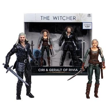 Imagem de McFarlane Toys - Boneco The Witcher Ciri & Geralt of Rivia (3ª temporada) 18 cm, pacote com 2
