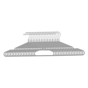 Imagem de ＫＬＫＣＭＳ Cabide largo para roupas, 20 peças, economiza espaço, suporte para secar roupas, suporte para pendurar roupas