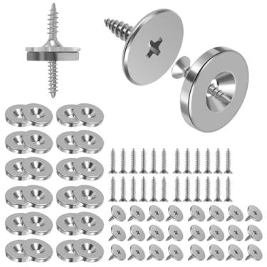 Imagem de Tzdxfgl 24 peças de trava magnética de gabinete, trava magnética para porta, ímã forte oculto para porta de armário, fecho magnético para gaveta de móveis