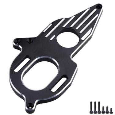 Imagem de Suporte de motor de alumínio para Arrma Granito Mega Typhon/Big Rock/Senton 3S Outcast/Kraton 4S Modelos RC Carro Monster Truck Buggy Substituição (Preto)