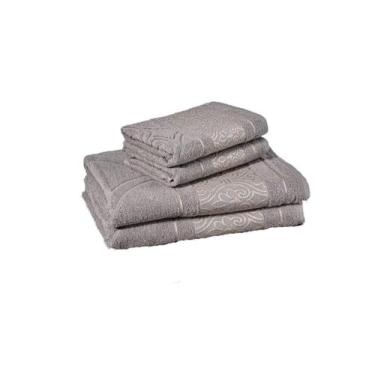 Imagem de Jogo Toalha De Banho Gigante 4 Peças Taj Cavhome