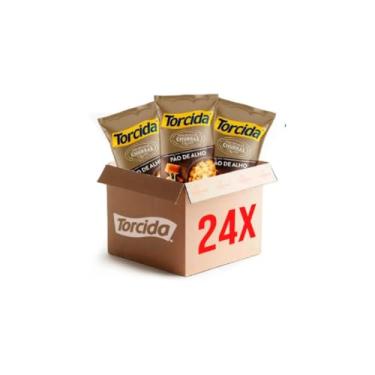 Imagem de Caixa Torcida Pão de Alho | 24 Unidades de 60G