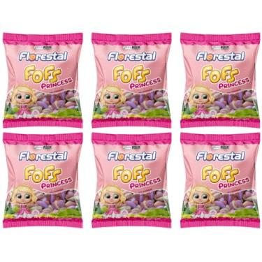 Imagem de Kit 6 Pacotes Marshmallow Fofs Princess Twist 220g Florestal