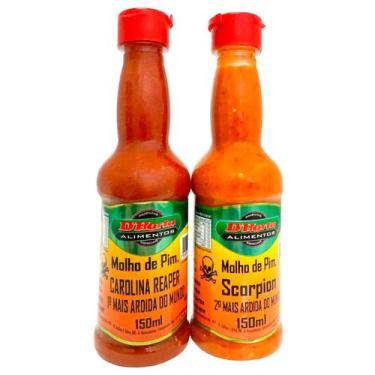 Imagem de Kit Pimentas + Fortes do Mundo - Carolina Reaper e Scorpion - D'Horta