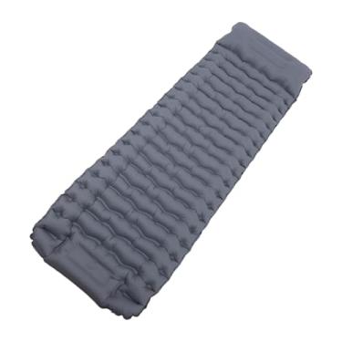 Imagem de Asixxsix Camping Sleeping Pad, Bump Bump Bomba Inflável Bolsa de Dormir Connectless Conexão Portátil Camping Camping para Acampar Backpacking Trenda de Viagem para Caminhada (LT30 Cool Cinza)