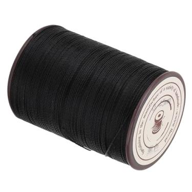 Imagem de RiToEasysports Artesanato -Strick -Fio de Cera Craft Forte 0,45 Mm Costura para Sapatos e Bolsas de Couro, 160 M/roll (Preto)