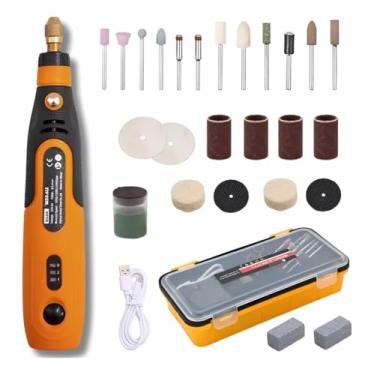Imagem de Micro Retífica Portátil Digital Artesanato Bivolt 27 Peças 250W