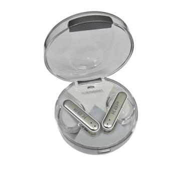 Imagem de Fone de Ouvido TWS Bluetooth 5.3, Estéreo, Case de Carregamento 300mAh, Bateria 4h, Carregamento Tipo-C (Branco)