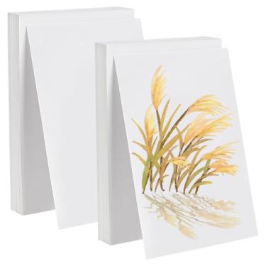 Imagem de FINGERINSPIRE 50 peças de placas grossas de 21 x 29,5 cm, folhas de embalagem para scrapbooking, a4, blocos de envio, retangulares, artesanato, papelão, para scrapbook, suporte de moldura, projeto