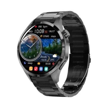 Imagem de Relógio Inteligente Masculino GT5 pro 2025 GPS NFC Tela AMOLED HD Moni