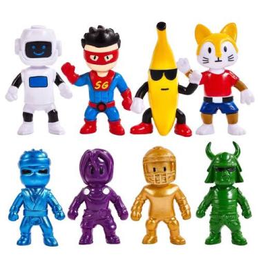 Imagem de Bonecos de anime Toy HOTPLACY Stumble Guys de 2,6 polegadas, 8 unidade