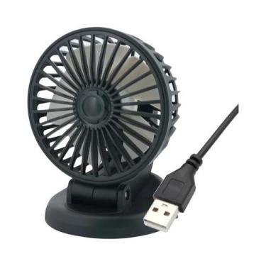 Imagem de Ventilador de Carro Ajustável 360° - 3 Cabeças, Silencioso e com 2 Vel