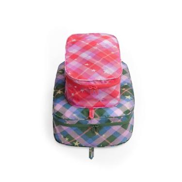 Imagem de BAGGU Conjunto de cubo de embalagem - xadrez estrela