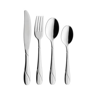 Imagem de Faqueiro Bossa Aço Inox Talher Cozinha 16 Peças Luxo