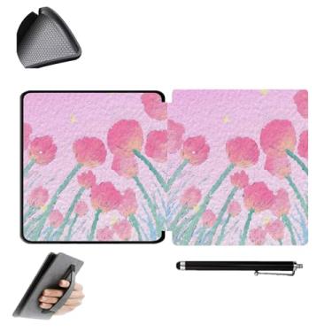 Imagem de GUKSRASO Capa para Kindle Oasis 10ª/9ª Geração (Modelo: CW24WI/S8IN4O) - Compatível com 7 Polegadas, Material TPU à Prova D'água, com Alça de Mão e Caneta Stylus