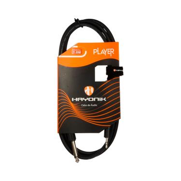 Imagem de Cabo de Áudio Hayonik Player P2 Estéreo x P10 Mono 1,8 metros - CB0528