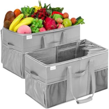 Imagem de Sacola LUVHOMEE Extra Large Utility, pacote com 2 bolsos e tampas