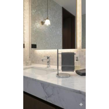 Imagem de Toalheiro de Rosto Principia Alumino Polido - Alumiço