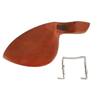 Imagem de RiToEasysports Suporte de Apoio de Queixo para Violino Suporte de Metal de Madeira Confortável para Jogadores de Violino 3/4 4/cor de Madeira
