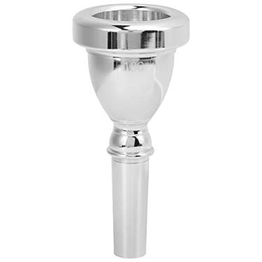 Imagem de RiToEasysports Bocal de Chifre de Tuba Baixo, Cobre de, Resistente Ao Desgaste, Adequado para a Maioria Dos Produtos de Tuba Baixo (Prata)