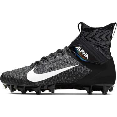 Imagem de Nike Chuteira masculina destacável Alpha Menace Elite 2 D preto-branco CI1530-001, Preto/branco, 47