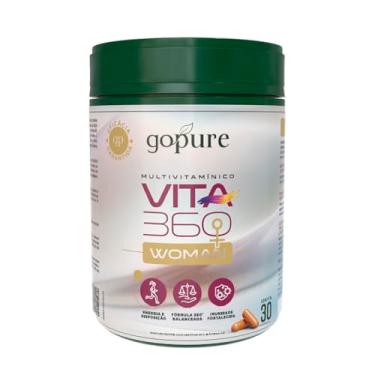Imagem de GoPure Vita 360 Woman Multivitaminico Homem de A a Zinco com Vitaminas e Minerais