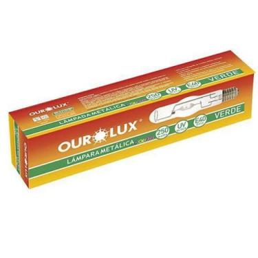Imagem de Lampada Metalica Colors 250w Uv Block E40 Verde Ourolux