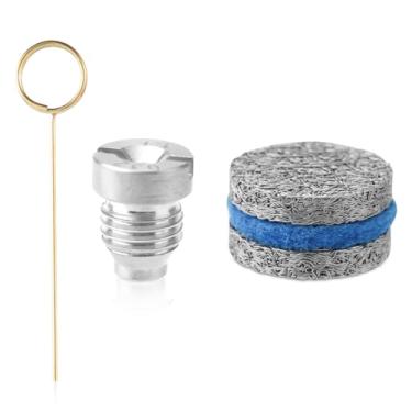 Imagem de Pontas de bocal de orifício de canhão de espuma de 0,1 cm, bocal de canhão de espuma de 3000 PSI de substituição, bocal de canhão de espuma universal com 2 agulhas de limpeza de malha de espuma de